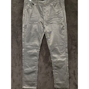 Kaalū Denim Co. Men's Black‎ Pleated Biker Jeans 40W x 32L – New w/ Tags